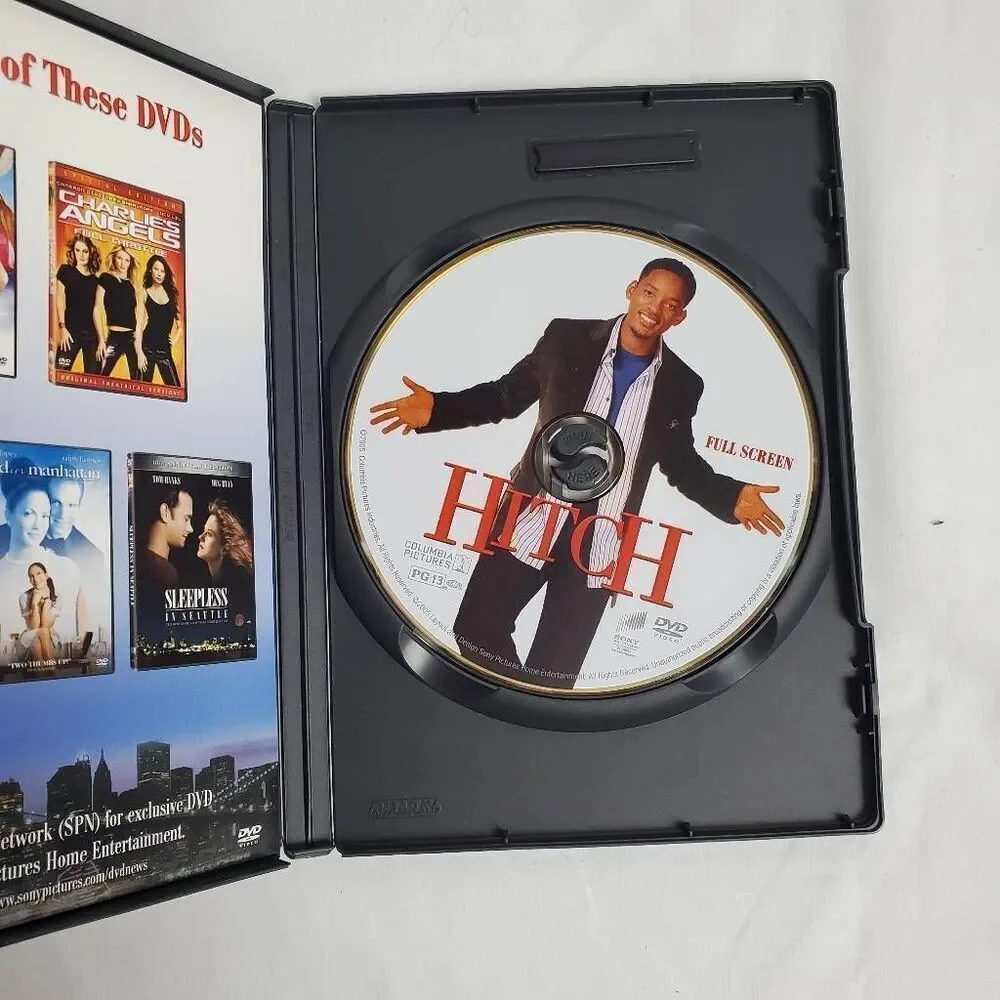 Hitch (DVD, Full Screen, 2005) Will Smith, Kevin James – Romantic Comedy